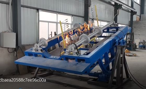 دستگاه راک اند رول شعله باز LDPE دستگاه روتومولد پلاستیکی برای مخزن آب 1320 گالن