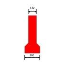 Roto Moulded Products Road Barrier 1350x750mm 3 سوراخ