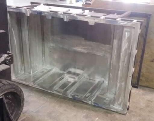 قالب چرخش آلیاژ آلومینیوم با طراحی سفارشی سطح صاف